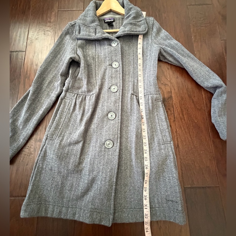 Patagonia Women’s Better Sweater Coat Grey w/ Pockets - Picture 7 of 10